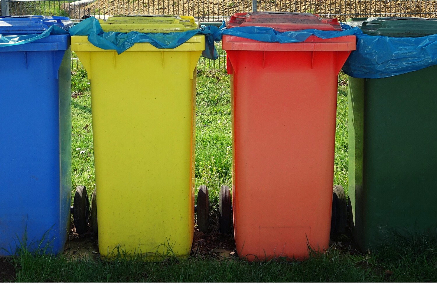 Bolsa de basura reciclaje color amarillo 85x105 para comunidades